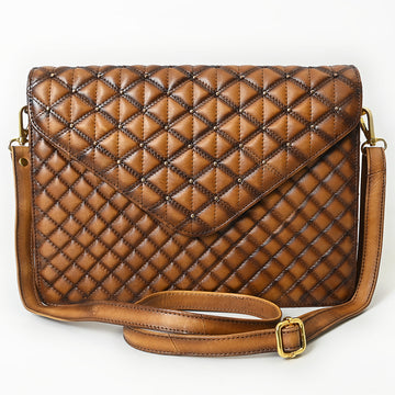 American Darling Envelope Bag Beautifully Quilted Genuine Leather women bag